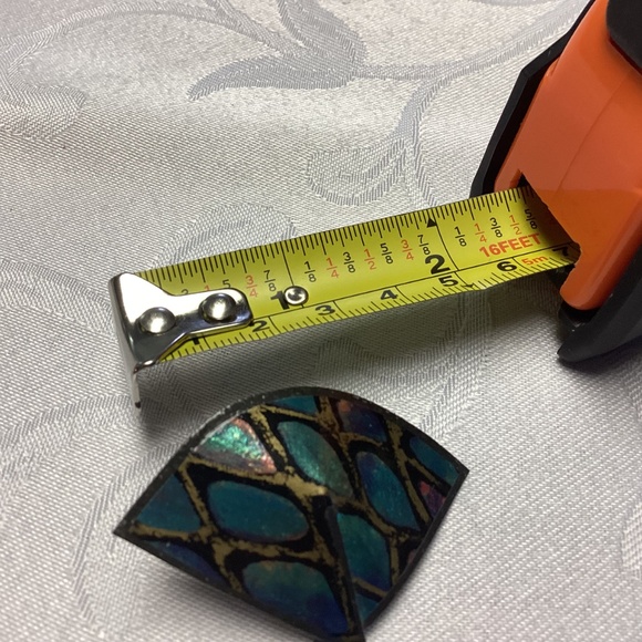 ORAGAMI. FUNKY EARRINGS. Artisan made - Picture 4 of 5